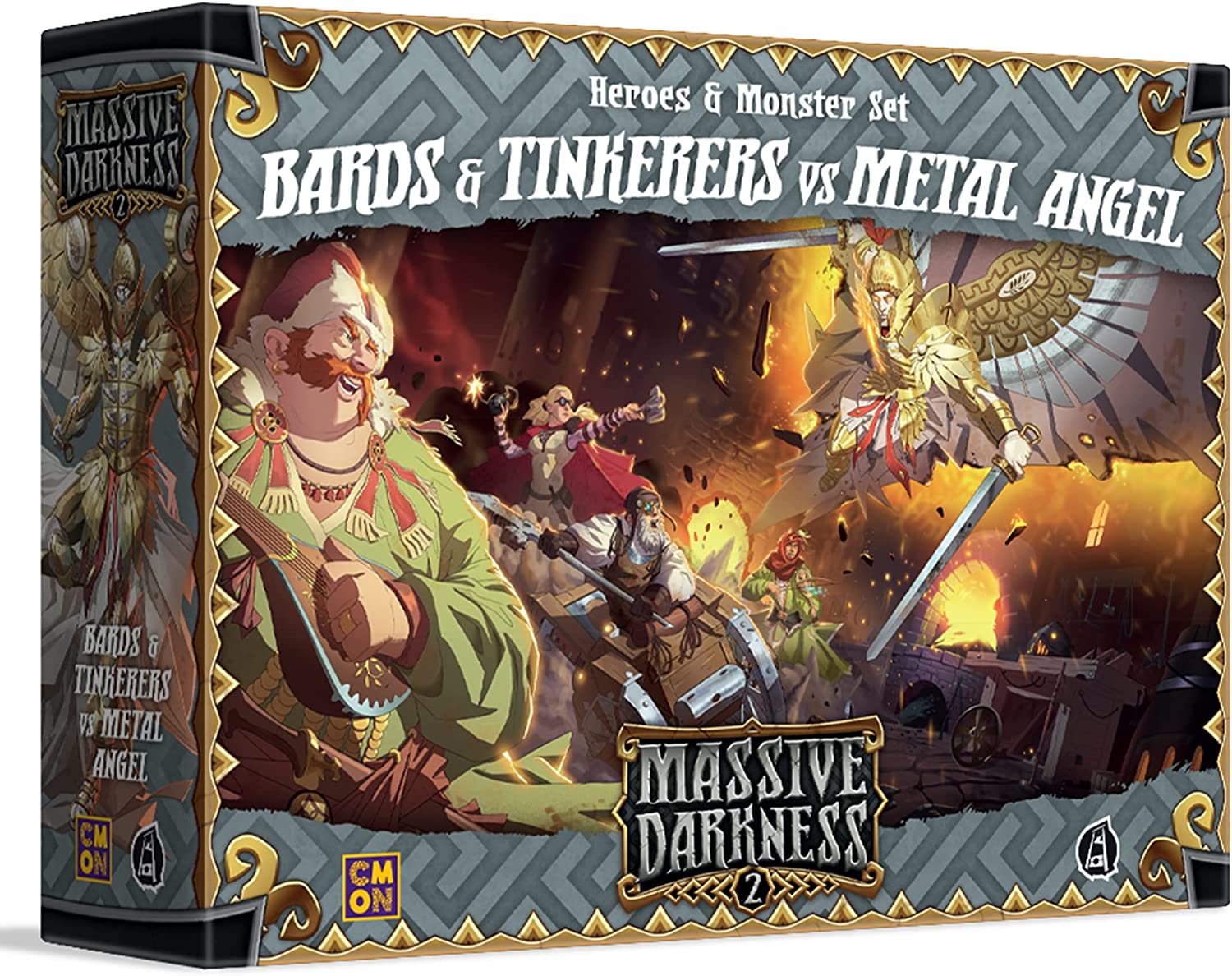 Massive Darkness 2 : Bards and Tinkerers vs Metal Angel Expansion